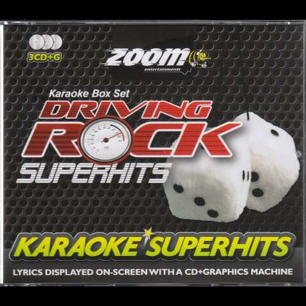Zoom Karaoke CD+G - Rock 'N' Roll Superhits - Triple CD+G Karaoke Disc Pack